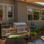 outdoor kitchen and tap