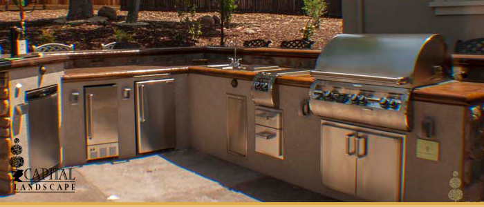 Custom Outdoor Kitchens in Landscape Design